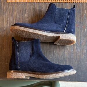 Jacadi Brand New Navy Blue Kids Chelsea Boots